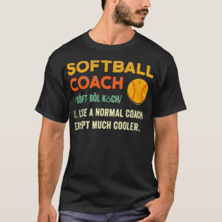 Cute Softball Coach Shirt Softball Coach Soft Soft T Shirt