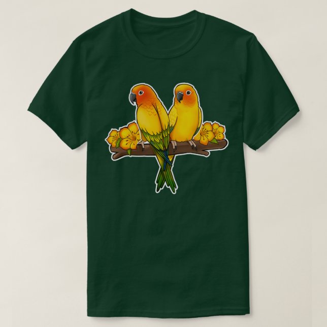 Cute Sol Conures T Shirt (Design framsida)