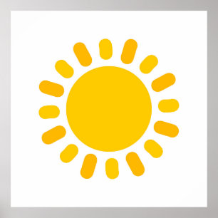 Cute sol illustration design poster