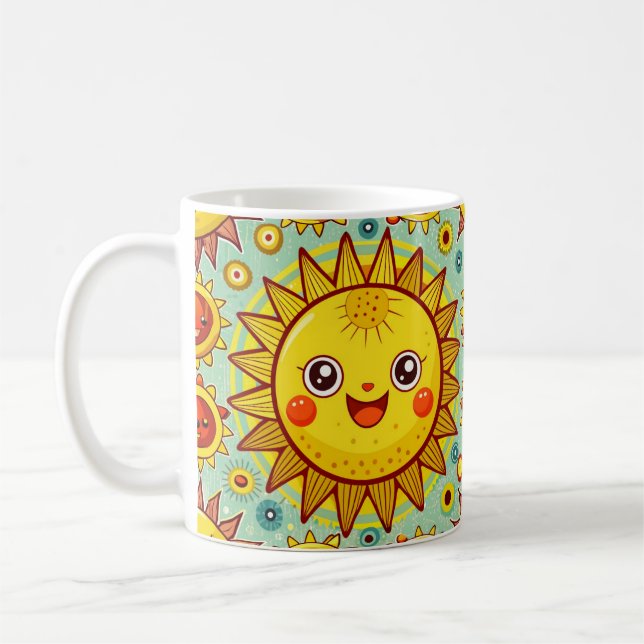 CUTE SOL KAFFEMUGG (Vänster)