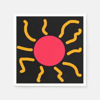 Cute sol pappersservett