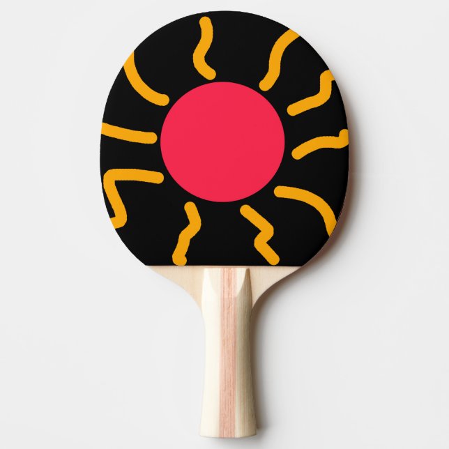 Cute sol pingisracket (Framsidan)