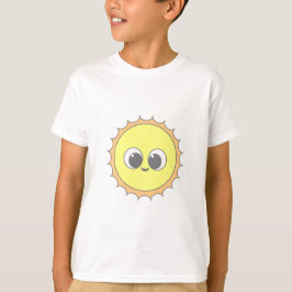 Cute Sol Teckning T Shirt