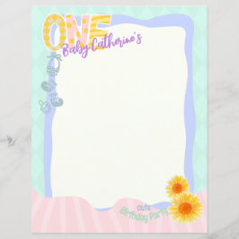 Cute Solros - första födelsedag