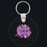 Cute Solros Lila Ribbon Opioid Överdosering Medvet Nyckelring<br><div class="desc">Lila av färgämne Ribbon Opioid Överdosering Medvetenhet 1</div>