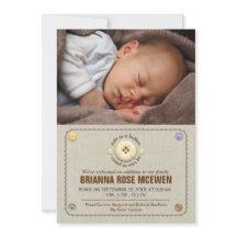 Cute som Button Baby Photo Birth