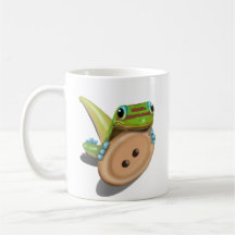 Cute som Button - GECKO utan text