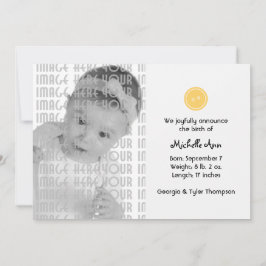 Cute som Button (Gult) Meddelande