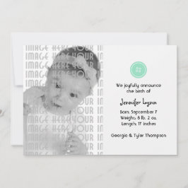 Cute som Button (turkos) Meddelande