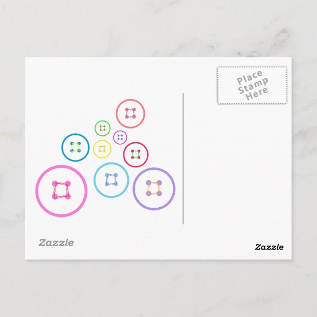 Cute som Button Vykort (Baksida)