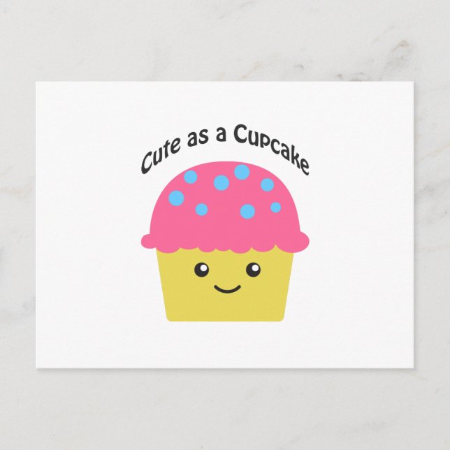 Cute som Cupkaka Vykort (Framsida)