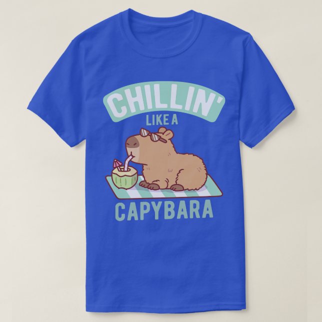 Cute som en Capybara T Shirt (Design framsida)
