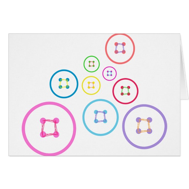 Cute som en knapp hälsningskort (Framsidan Horizontal)