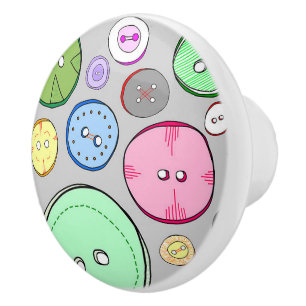 Cute som en knappfärgad digital illustration knopp