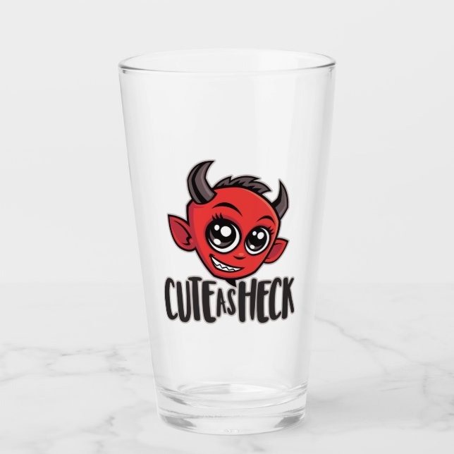 Cute som Heck Djävulen Glaskopp (Framsida)