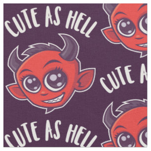 Cute som helvetet Djävulen Tyg