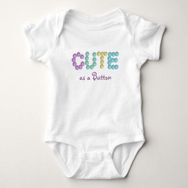 Cute som karosseri för baby t-shirt (Framsida)