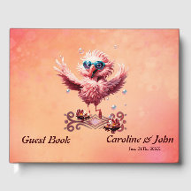 Cute som kör flamingo som välkomnar sommartid