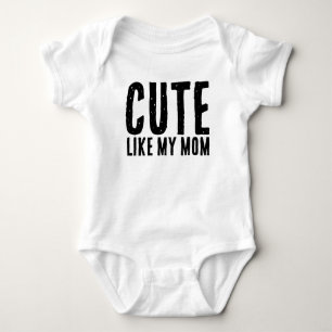 CUTE SOM MY MAMMA SMÅBARN T-SHIRT