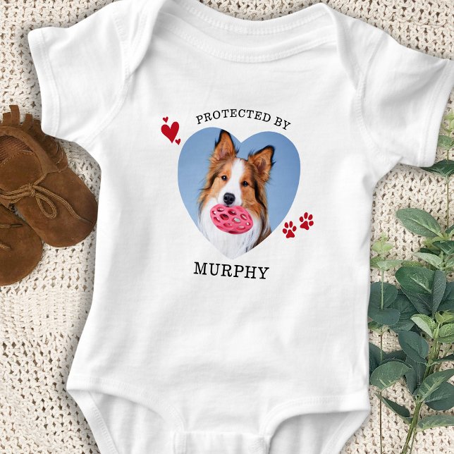 Cute som skyddas av Anpassningsbar Heart Pet Photo T Shirt (Skapare uppladdad)