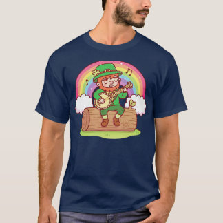 Cute som spelar Banjo T Shirt
