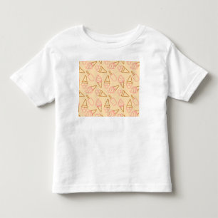 Cute Sommarmat med konturer av glass T Shirt