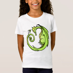 Cute sömnig grönt drakons t-shirt