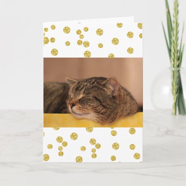 Cute Sömnig katt bättre Kort (Framsida)