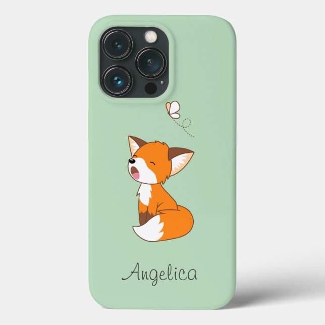 Cute Sömnig Little Fox (Baksida)
