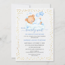 Cute Sömnig Nalle Barly Wait Boy Shower
