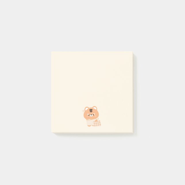 Cute Sömnig Tiger Post-it Block (Framsida)