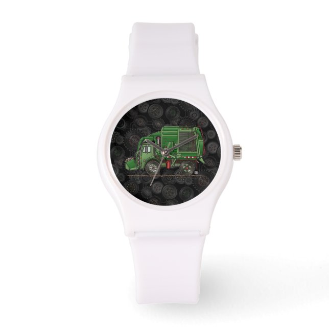 Cute Sopor Lastbil Sopor Lastbil Armbandsur (Framsida)