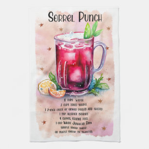 Cute Sorrel Slår juldrycksrecept Kökshandduk