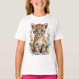 Cute Söt bobcat unge T Shirt