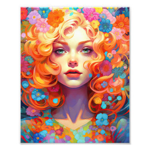 Cute Söt för flickor Fototryck