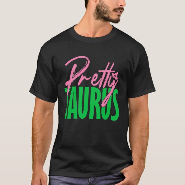 Cute söt taurus zodiac-tecken alias t shirt (Framsida)