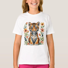Cute Söt tiger unge T Shirt
