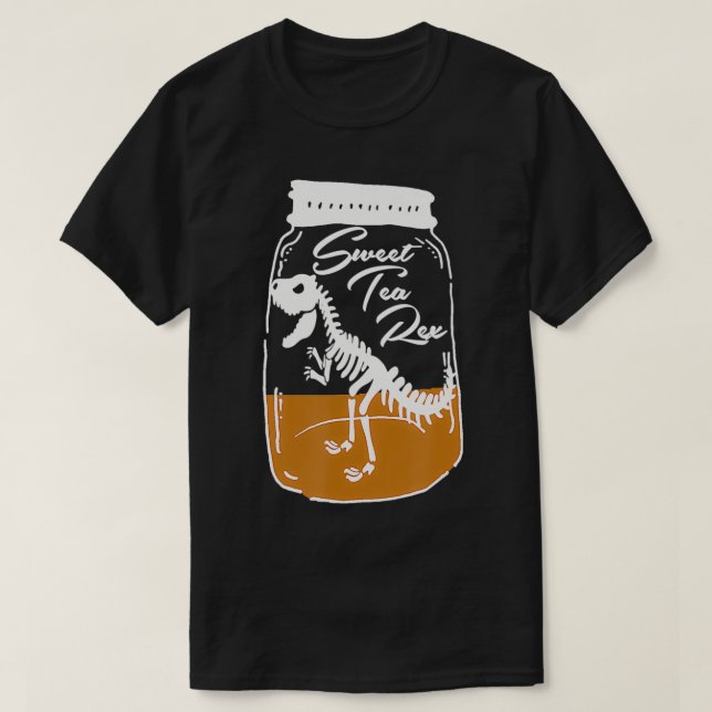 Cute Southern Sweet Tea Re Burk Funny T Re Dinosau T Shirt (Design framsida)