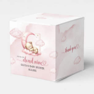 Cute sov-molnet för nio rosor nalle presentaskar