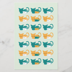 Cute sovkatt mönster III