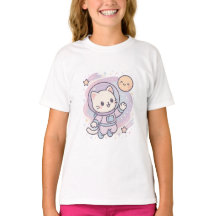 Cute Space Cat Astronaut - Adsible Kawaii Kattunge