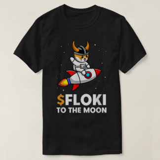Cute Space Dog Rocket Meme Design T Shirt