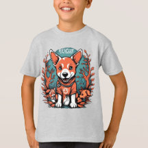Cute space-hund astronaut-marionett T-Shirt
