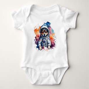 Cute space hund astronaut-valp t shirt