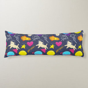 Cute Space-katter Kroppskudde