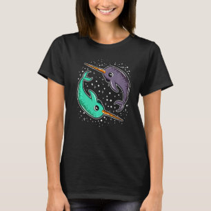 Cute Space Narwhals Narwhal Outerspace T Shirt