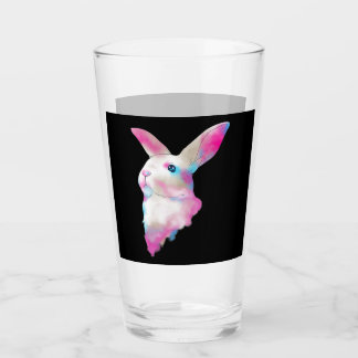 Cute Space Rainbow Gaussian Blur Rabbit Galactice Glaskopp