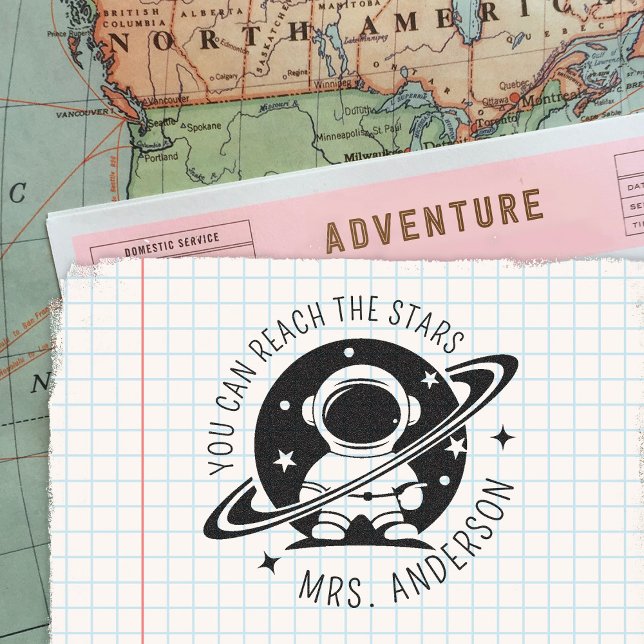 Cute SpaceDu kan nå stjärnans lärare Stämpel (Skapare uppladdad)