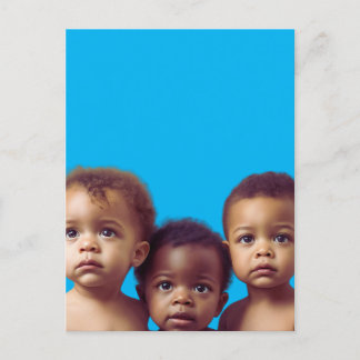 Cute Spädbarn Gift-omslagning Papper för babyskor Vykort