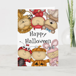 Cute Spädbarn Happy halloween Kort